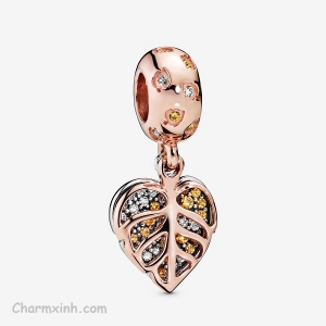 Sparkling Leaves Dangle Charm CT289